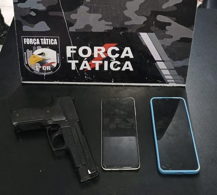 Força Tática apreende adolescente e prende dois homens suspeitos por roubo de motocicletas em Cuiabá - 